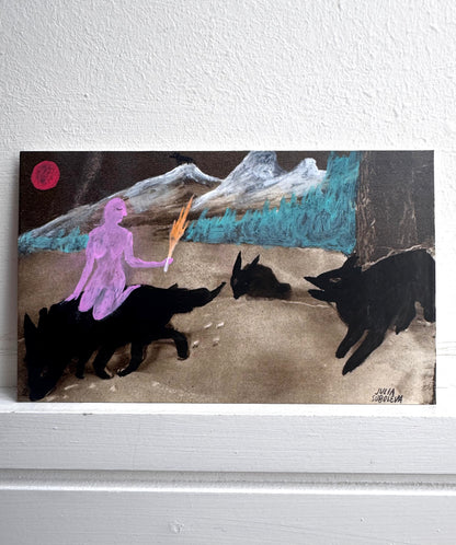 The one who run with the wolves - Original Artwork