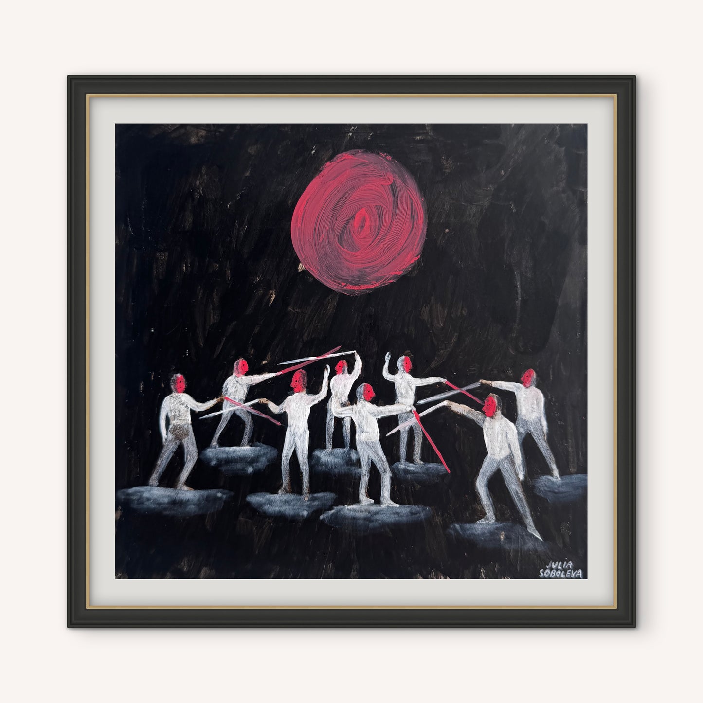 Boys with toys - Original Artwork