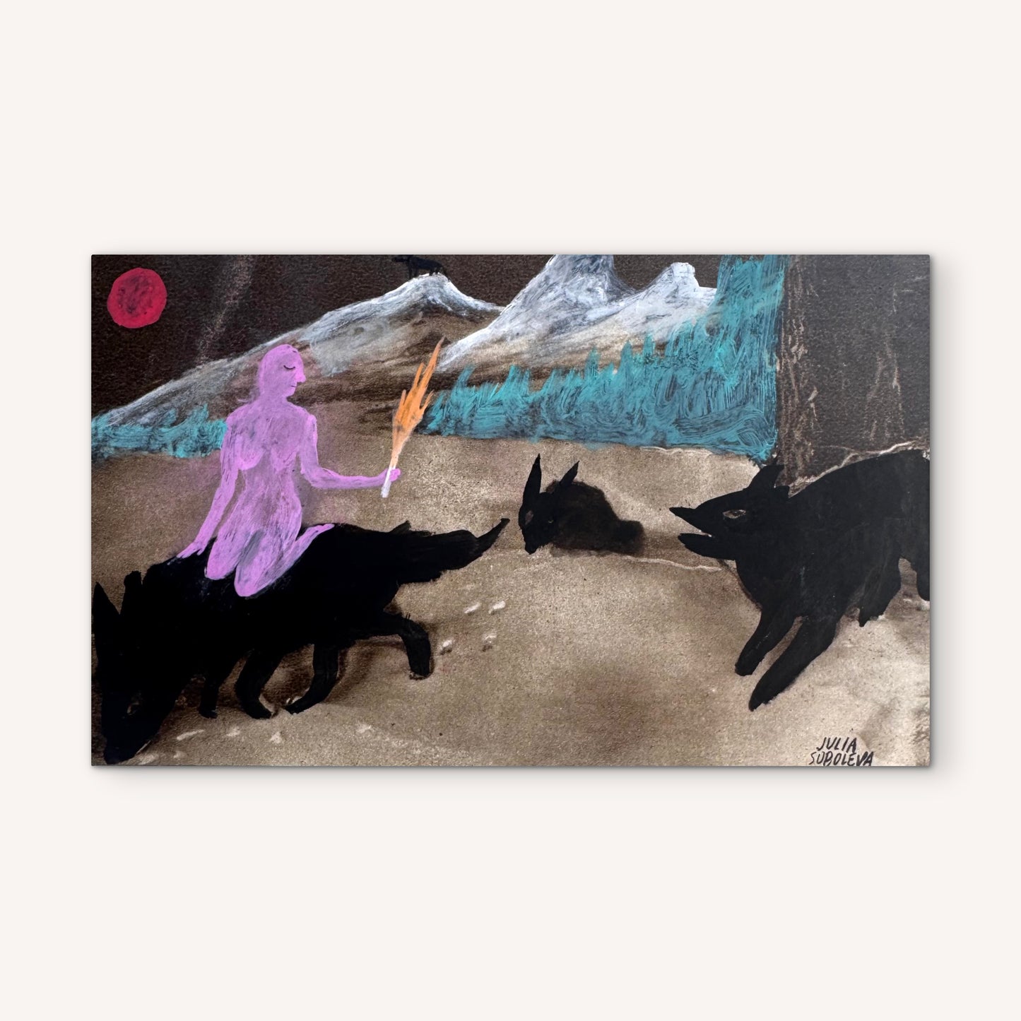 The one who run with the wolves - Original Artwork